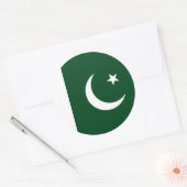Sticker met de vlag van Pakistan (Envelop)