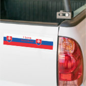 Sticker met de vlag van Slowakije (Op Truck)