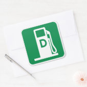 Sticker met dieselpomp alleen (Envelop)