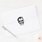 Sticker met dood hoofd (Envelop)