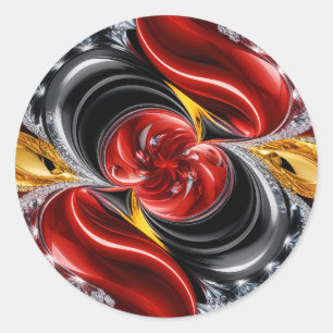 Sticker met Duitse kleuren Design