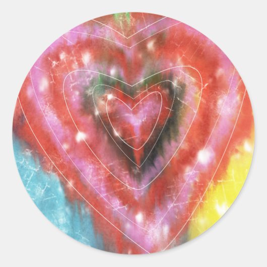 Sticker met een heerlijk hart (Voorkant)