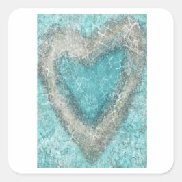 Sticker met een koel hart