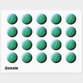 sticker met een planeet (Vel)