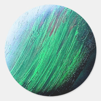 sticker met een planeet