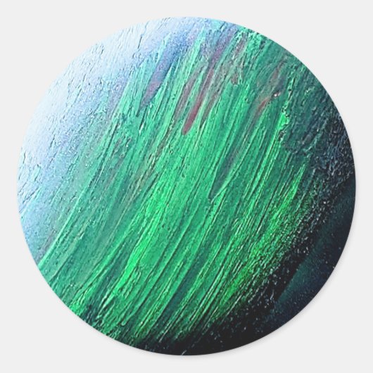 sticker met een planeet (Voorkant)