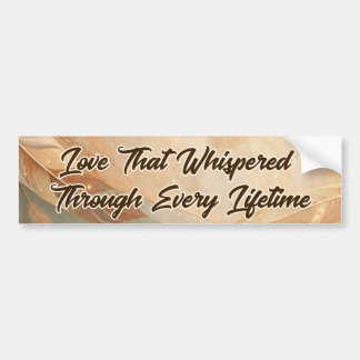 Sticker met fluisterende liefde