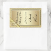 Sticker met gouden brouwerijetiketten (Tas)