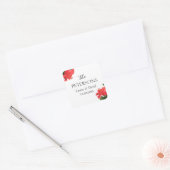 Sticker met Hibiscus Flowers (Envelop)