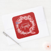 Sticker met kerstmis (Envelop)