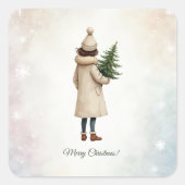 Sticker met kerstontwerp (Voorkant)