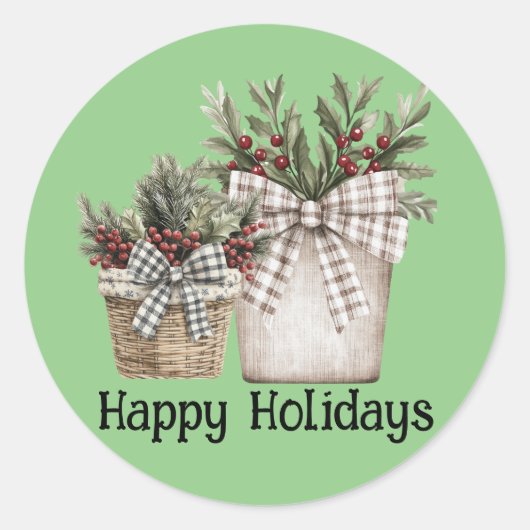 Sticker met kerstthema (Voorkant)