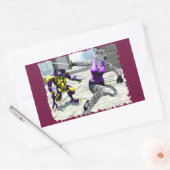 Sticker met laadopening rechthoek (Envelop)