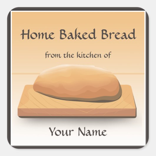 Sticker met label voor thuisbrood (Voorkant)
