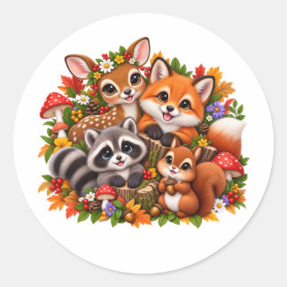 Sticker met Malse Bosdieren