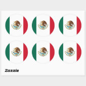 Sticker met Mexicaanse vlag (Vel)