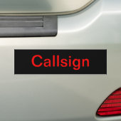 Sticker met roepletters (Op auto)