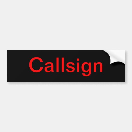 Sticker met roepletters (Voorkant)