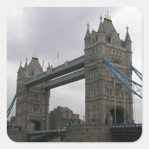 Sticker met Tower Bridge over de Theems