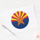 Sticker met vlag van Arizona (Envelop)
