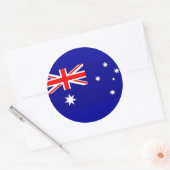 Sticker met vlag van Australië (Envelop)
