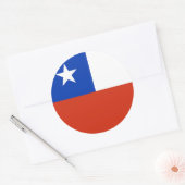 Sticker met vlag van Chili (Envelop)
