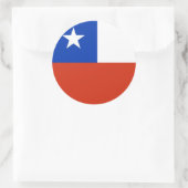 Sticker met vlag van Chili (Tas)