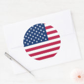Sticker met Vlag van de VS (Envelop)