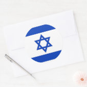 Sticker met vlag van Israël (Envelop)