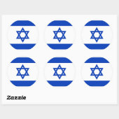 Sticker met vlag van Israël (Vel)