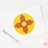 Sticker met vlag van New Mexico (Envelop)