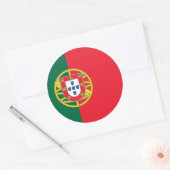 Sticker met vlag van Portugal (Envelop)