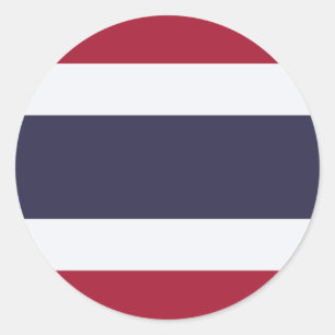 Sticker met vlag van Thailand