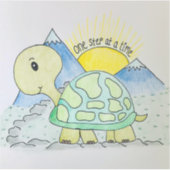 sticker met waterflesje (Voorkant)