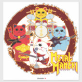 Sticker Métal Maneki (Feuille)