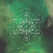 Sticker Metatron, chakra,zen,sacred geometric, angel (Recto)