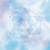 Sticker Metatron’s Cube Sacred Geometry (Recto)