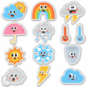 Sticker Météo pour enfants (Devant)