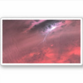 Sticker Météo Sur Une Étoile Naine Brown. (Devant)