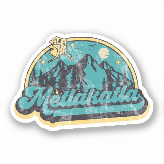 Sticker Metlakatla, Alaska (Devant)
