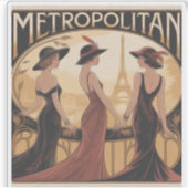 Sticker Metropolitan Art Nouveau (Devant)
