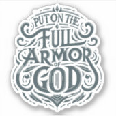 Sticker Mettez votre armure (Devant)