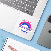 Sticker Mettons une chose au clair (Ordinateur portable avec iPhone)