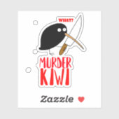 Sticker Meurtre Kiwi (Feuille)