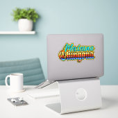 Sticker Mexicana Chicana (Ordinateur portable sur le bureau)