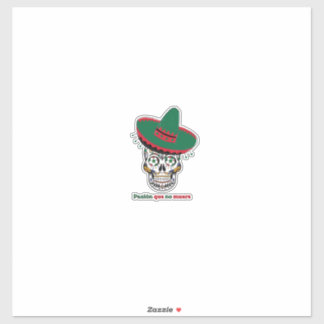 Sticker Mexico Soccer Skull 2026 - Pasión Que No Muere Foo