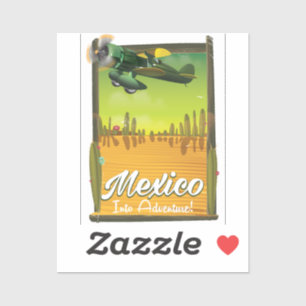 Sticker Mexique à l'aventure !