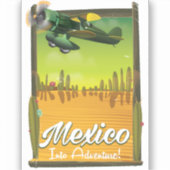 Sticker Mexique à l'aventure ! (Recto)