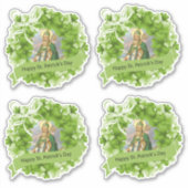 Sticker Mgr St. Patrick Shamrock Religieux (Devant)