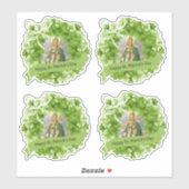 Sticker Mgr St. Patrick Shamrock Religieux (Feuille)